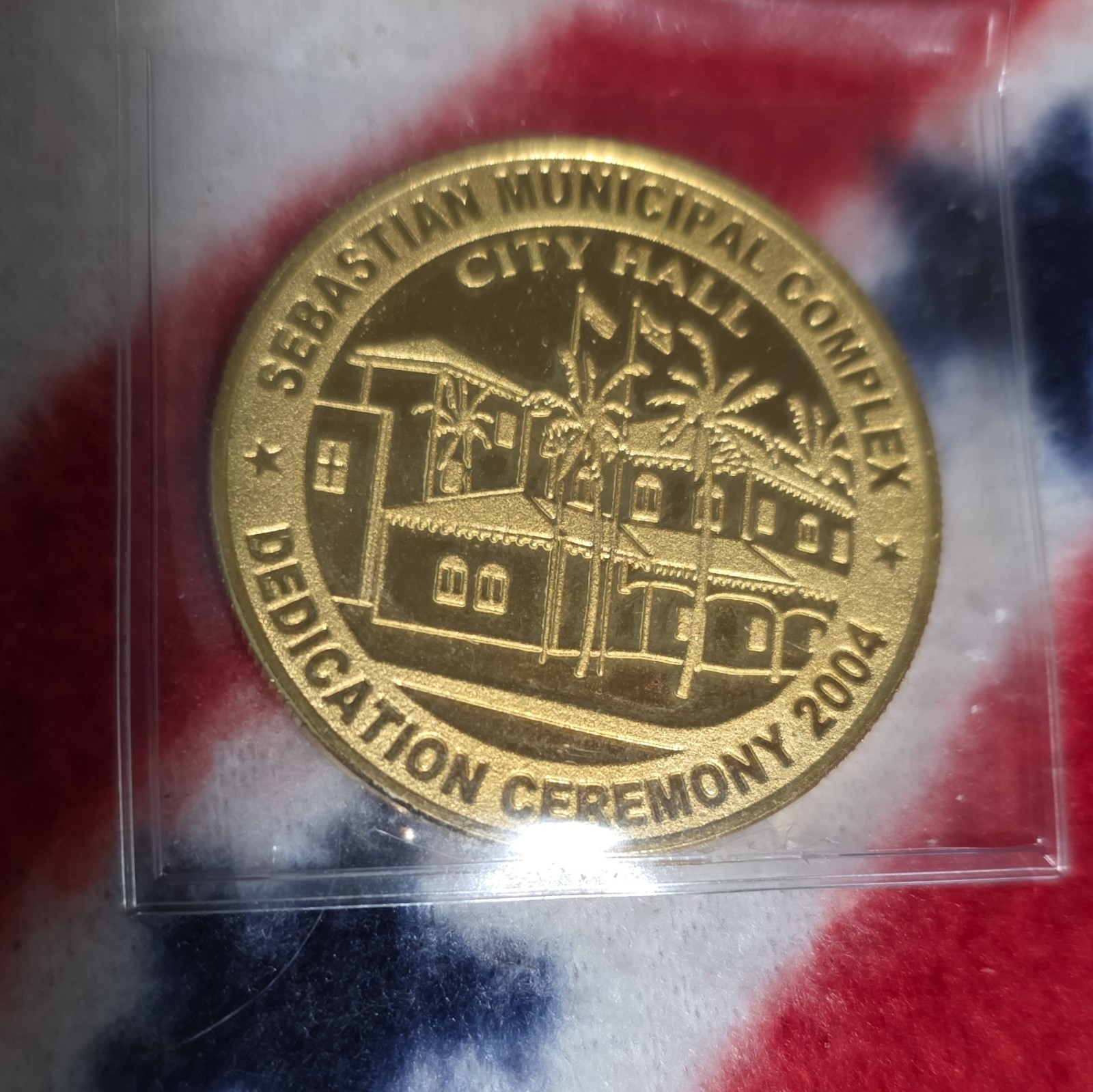 Sebastian Florida Municipal Complex Dedication Ceremony 2004 Medal 1/500 Sebastian Florida Municipal Complex Dedication Ceremony 2004 Medal 1/500
