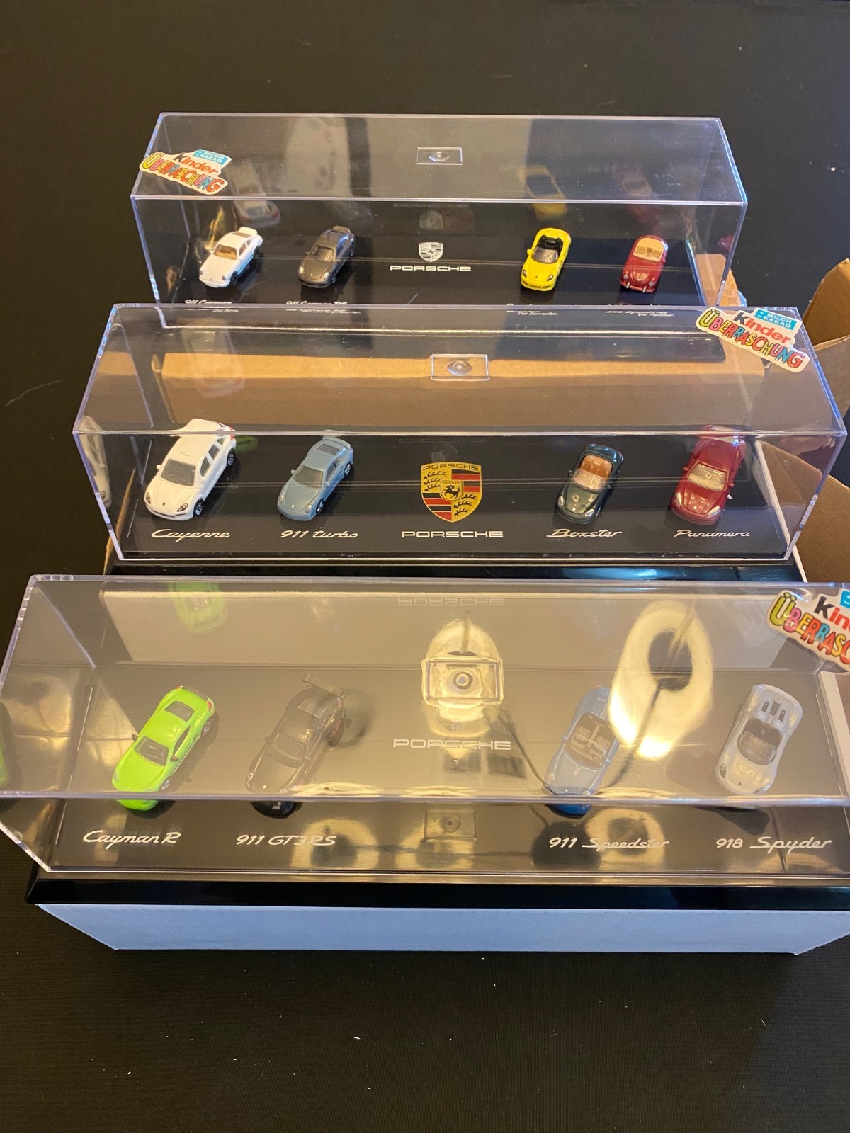 Ferrero Ü-Ei Surprise egg complete Porsche collection