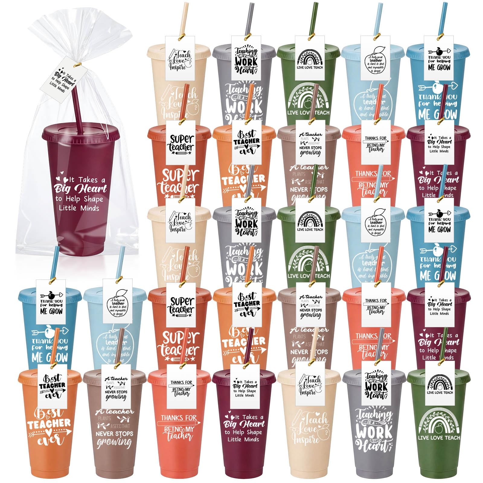 Funnymoom 30 Sets End Of Year Teacher Gifts Bulk Teacher Appreciation Gifts For