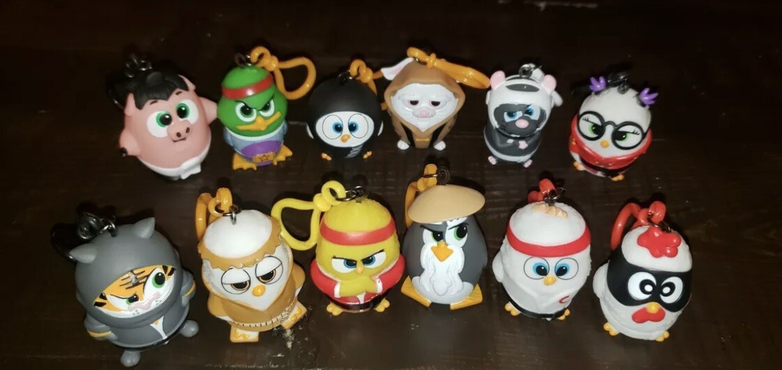 Kung Fu Coops - Set of 12 Collectible Keychains