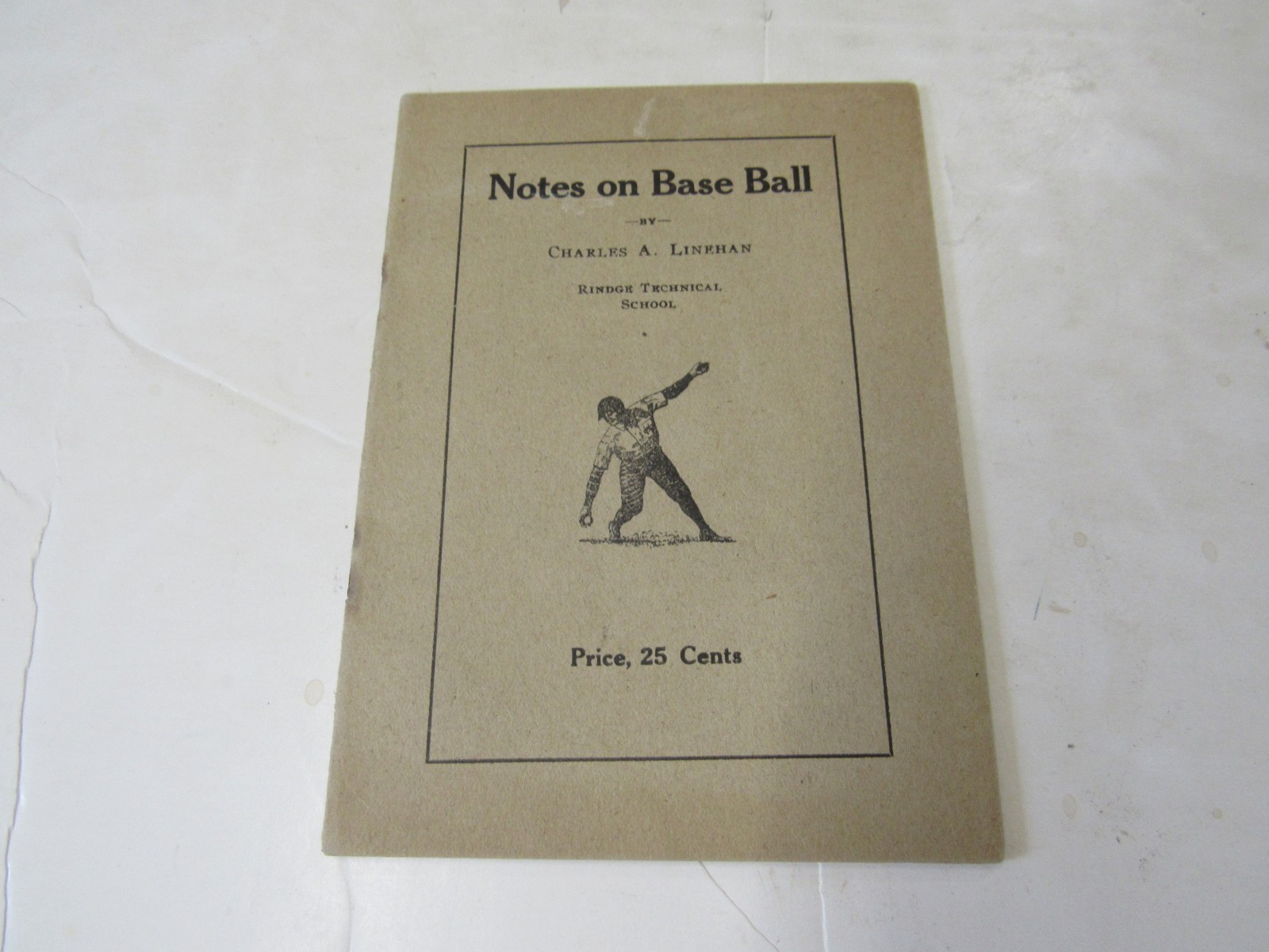 1921 Notes on Baseball by Charles Linehan