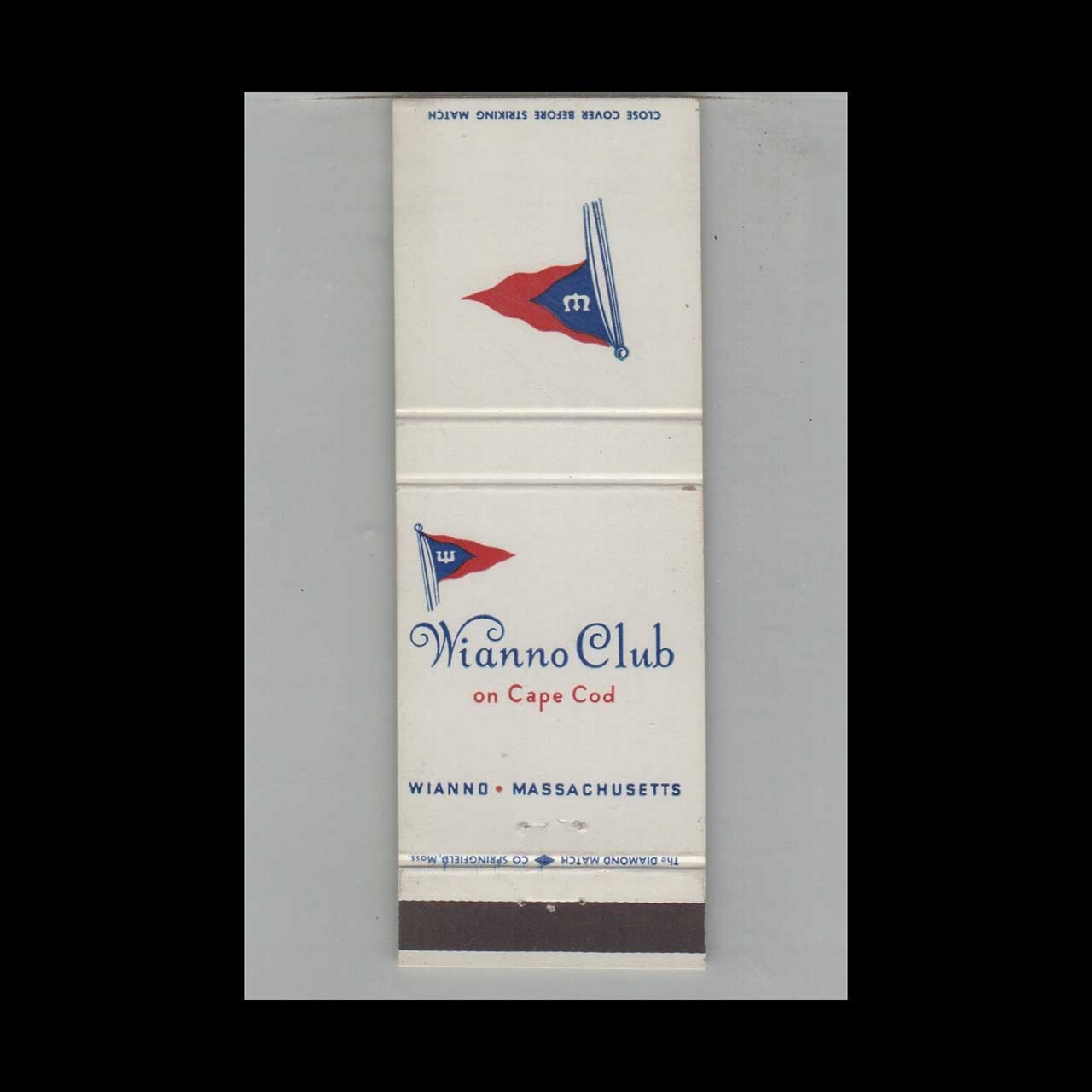 Matchbook Cover Wianno Club Wianno Cape Cod MA