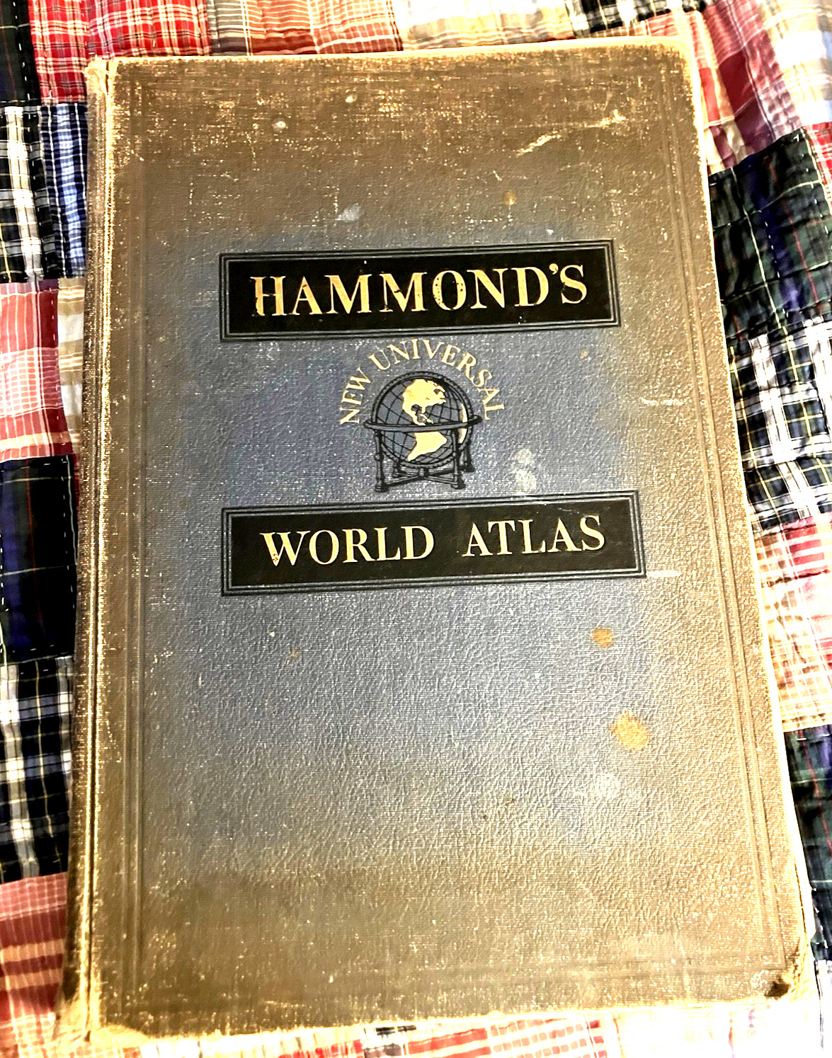 Hammond's New Universal World Atlas 1936-37 in Damaged Condition