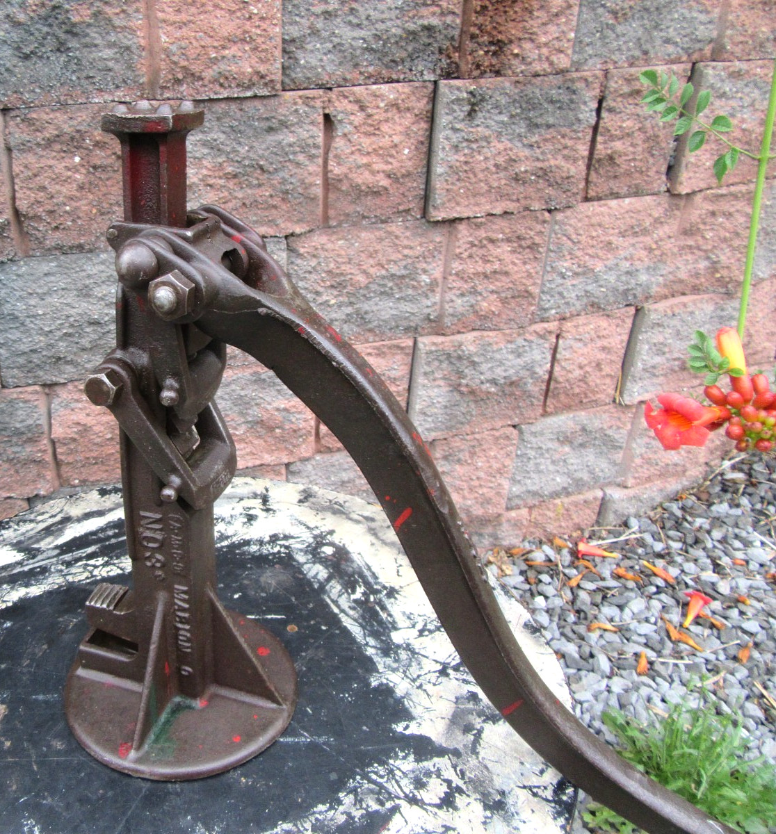 Vintage Cast Iron Railroad/Tractor/Wagon Jack Huber Marion #3 Patent 1887