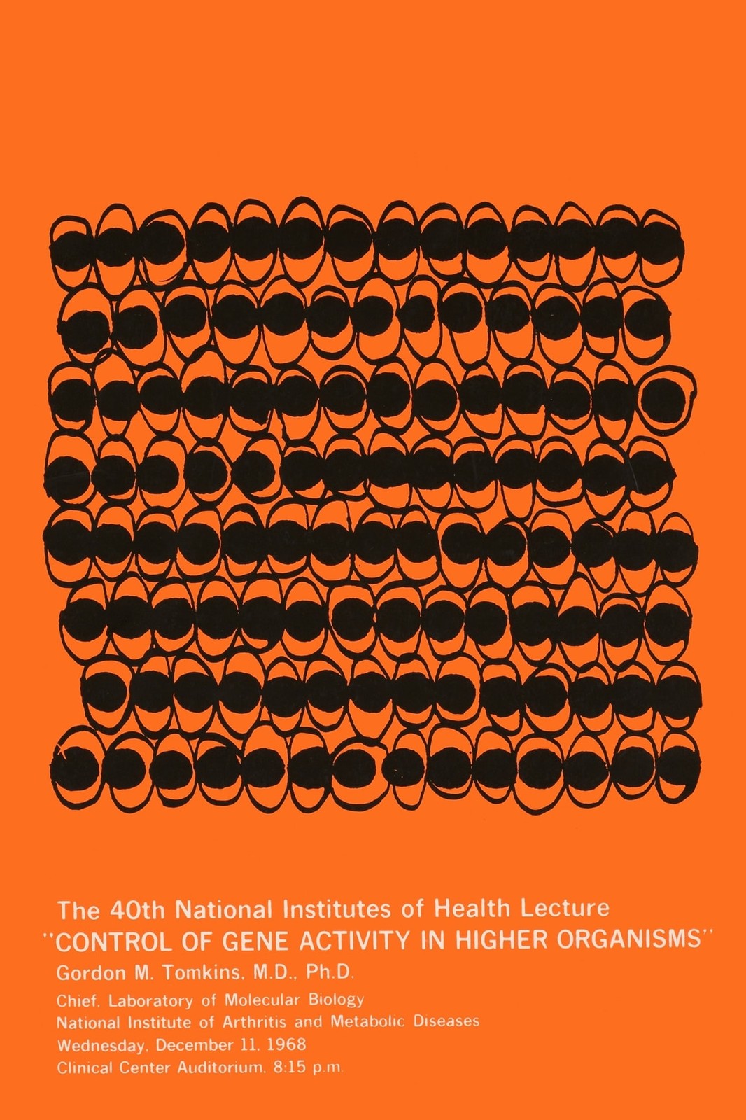 🧬 Rare Lecture Poster (1968) - 24x36” RARE REPRODUCTION💯
