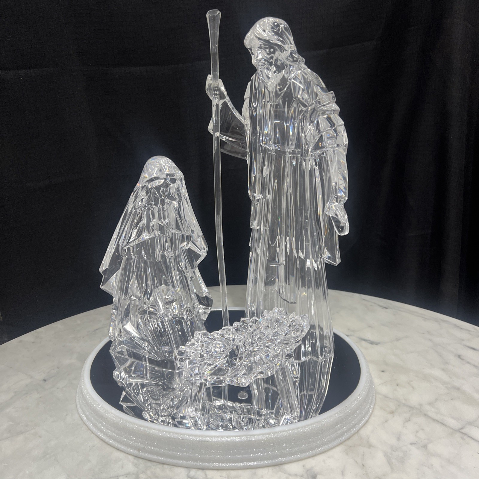Northlight LED Lighted Acrylic Holy Family Display
