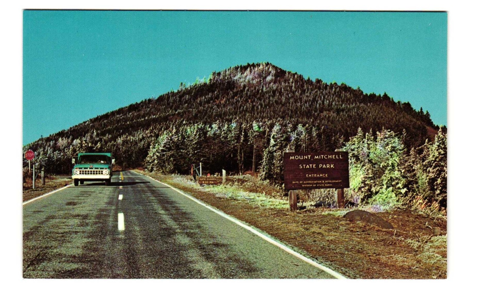 Mount Mitchell State Park NC Vintage Postcard Unposted