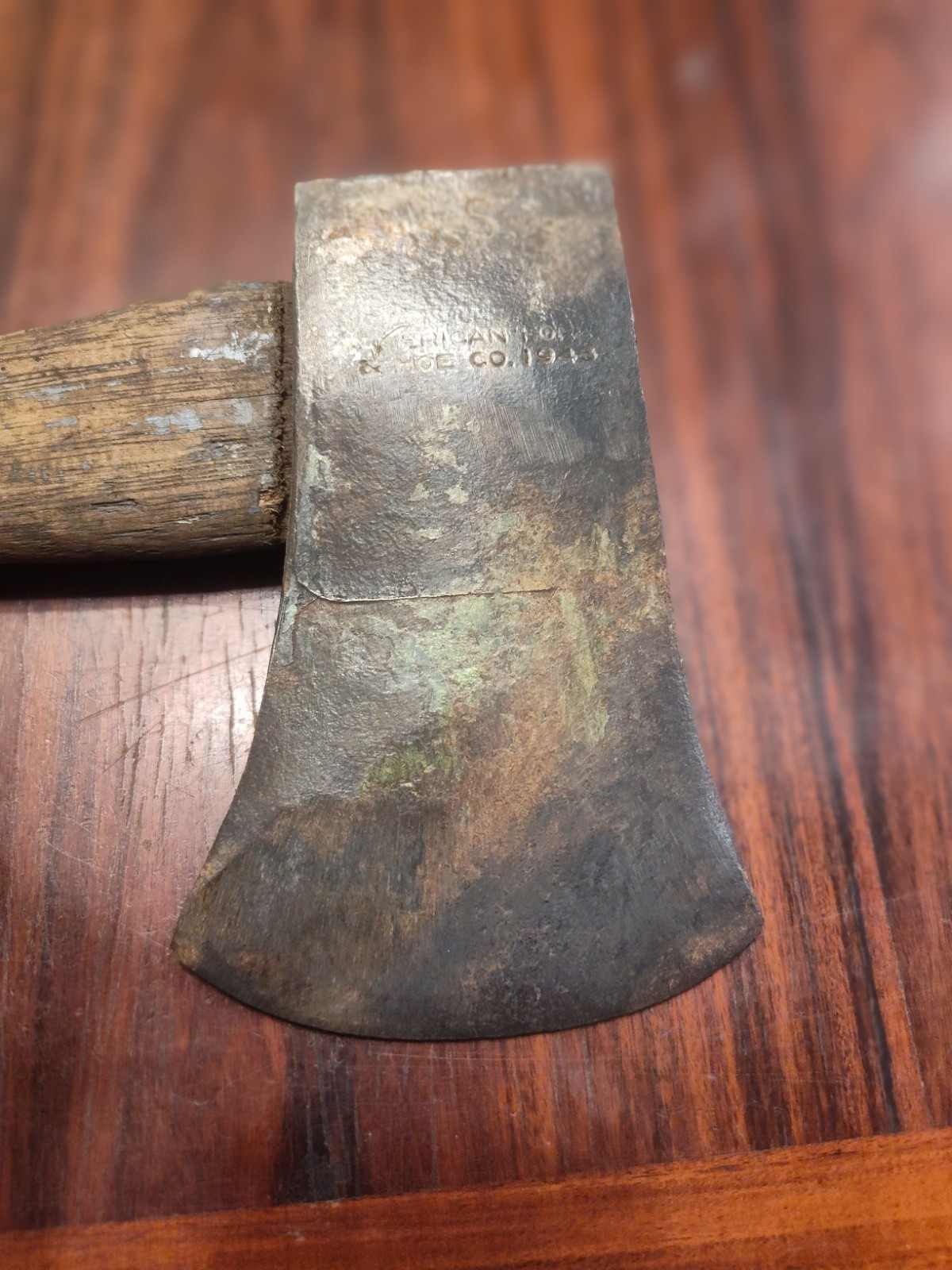 Vintage American Fork & Hoe CO. 1945 Hatchet. Vintage American Fork & Hoe CO. 1945 Hatchet.