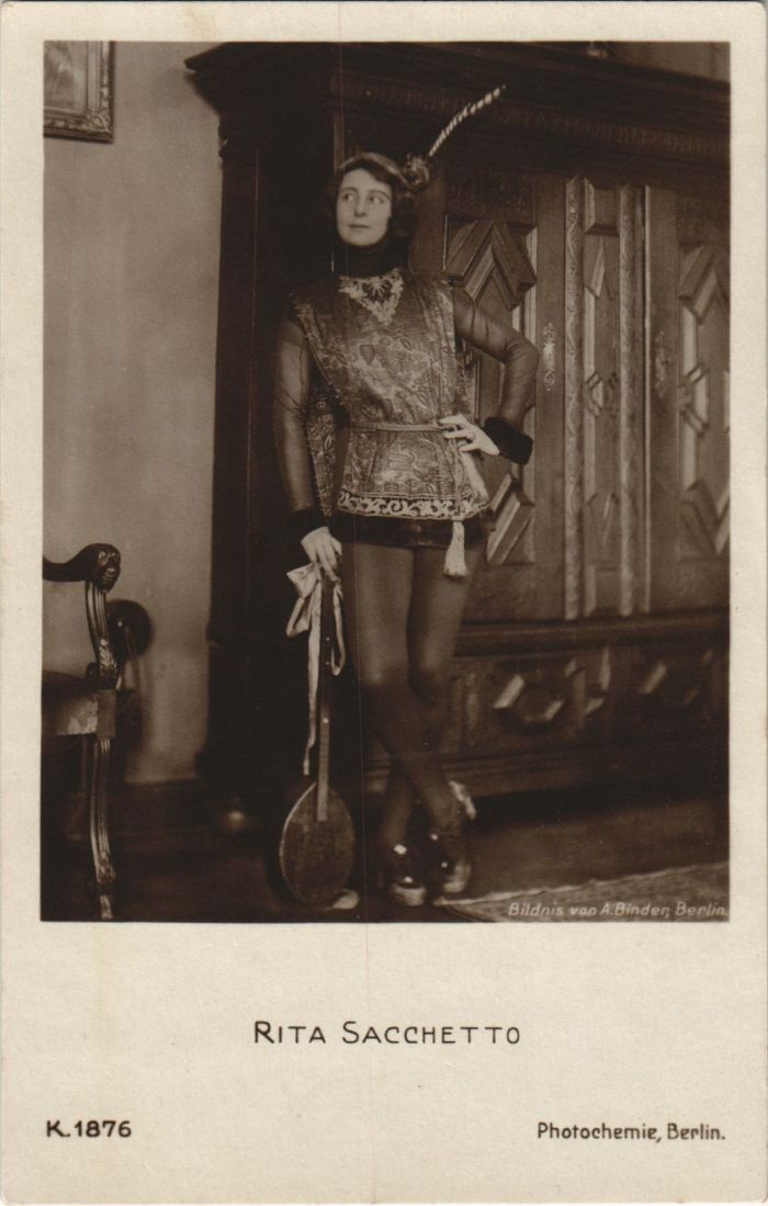 Old postcard Rita bag FILM STARS (1092920)