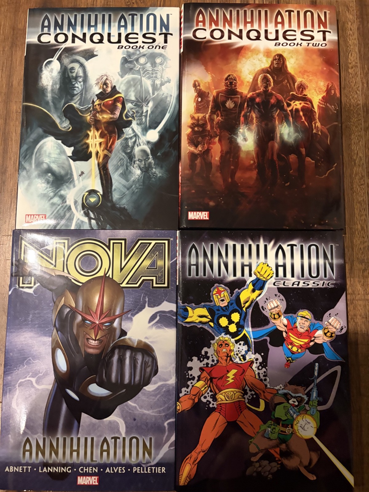 Annihilation Conquest Hardcover Lot - 4 Hardcover Books