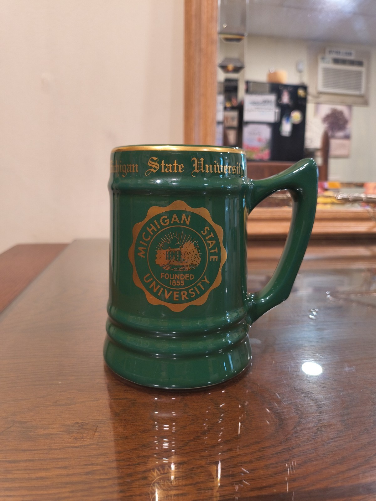 Michigan State College 1953 Vintage Beer Stein Mug MSU Spartans