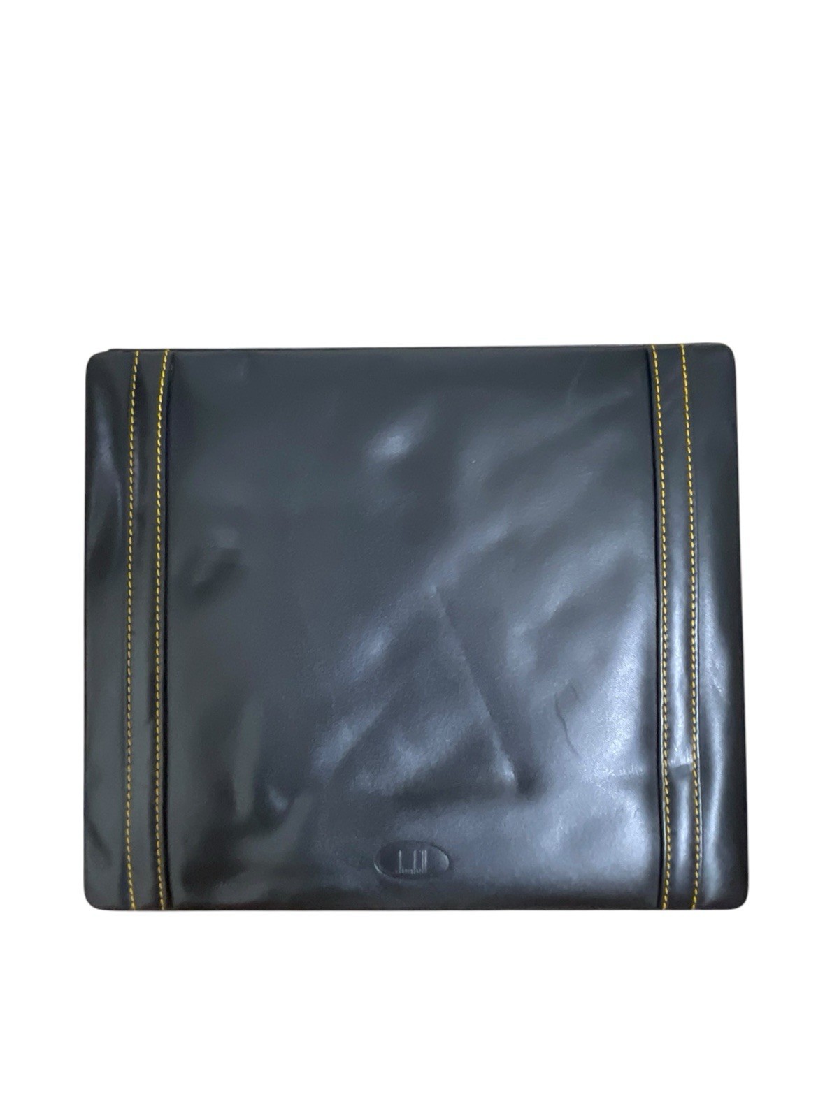 Alfred Dunhill Black Leather Travel Humidor Cigar Case Cedar Lined Made in Spain Alfred Dunhill Black Leather Travel Humidor Cigar Case Cedar Lined Made in Spain