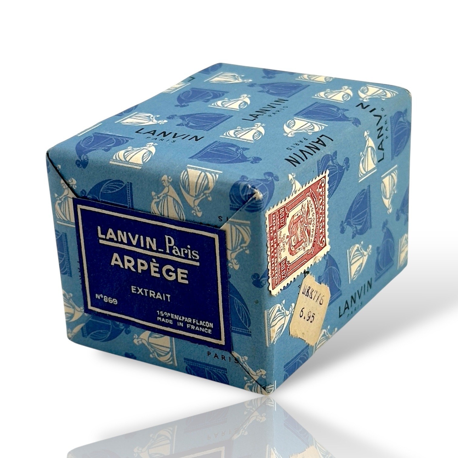 RARE 1950s LANVIN ARPEGE EXTRAIT No.869 1/2oz/15g SEALED BOX VINTAGE PERFUME HTF