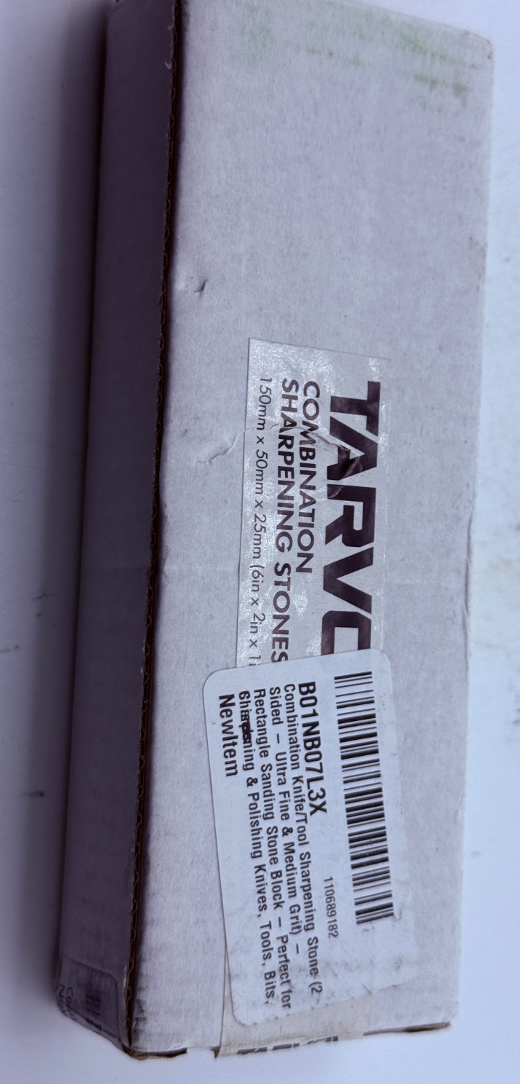 Tarvol 501057 Fine/Coarse Combination Sharpening Stone, Aluminum Oxide Gray, 6\