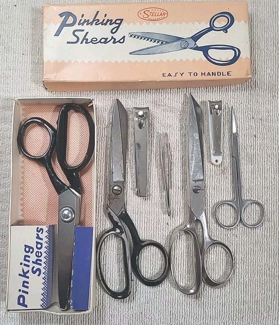 Vintage scissors & Clipper Lot Wiss, Craftsman,  Stellar 7\