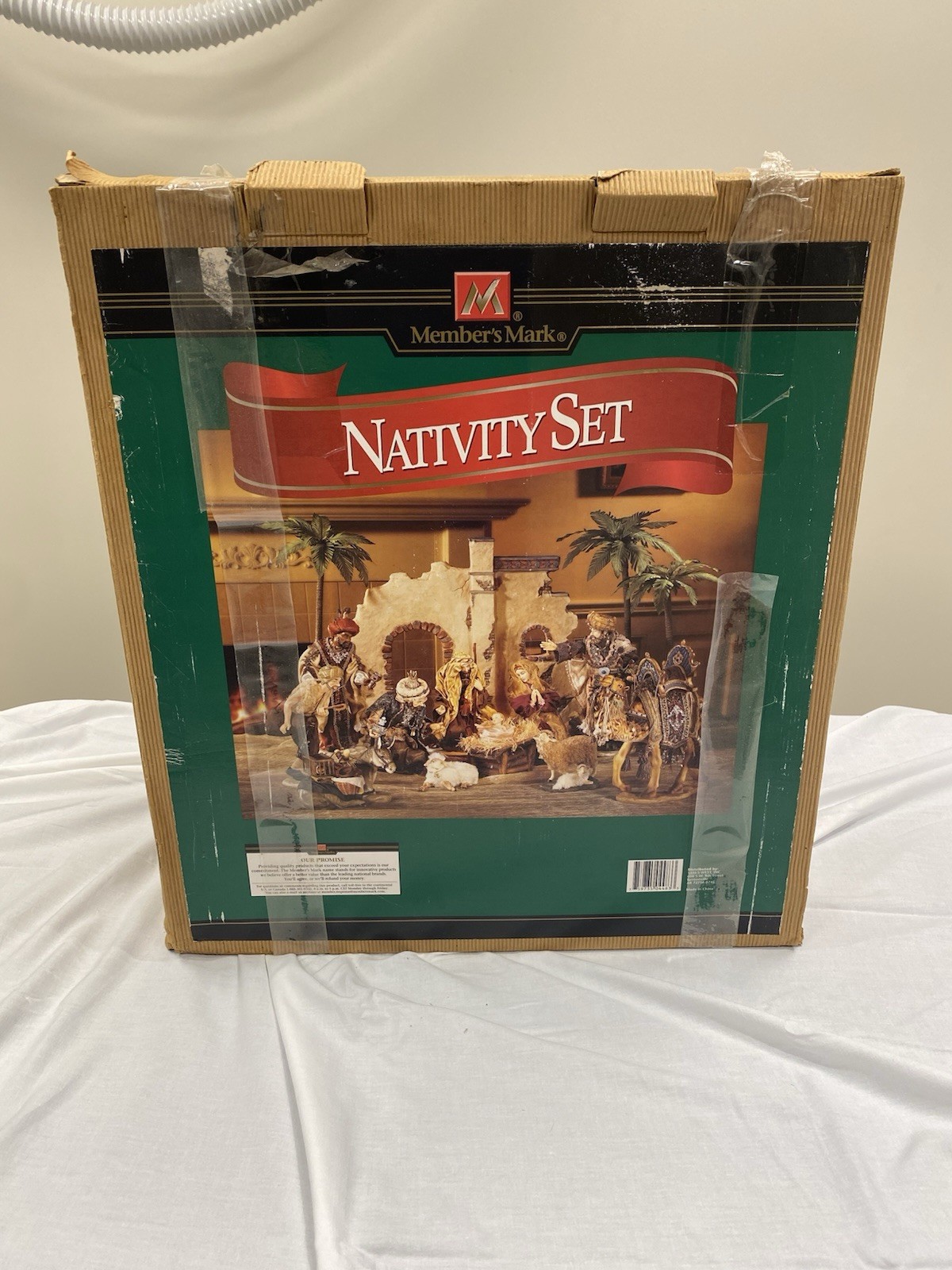 Members Mark 2005 Large Christmas Nativity Set 16 Pieces Hand Painted Complete Members Mark 2005 Large Christmas Nativity Set 16 Pieces Hand Painted Complete