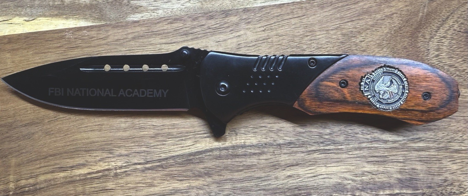 FBI National Academy Knife Pewter