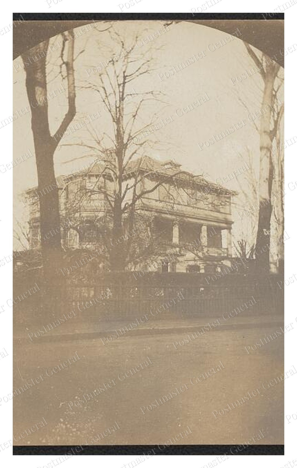 Newport Rhode Island Hill-Top Cottage Standard Postcard COPY RPPC