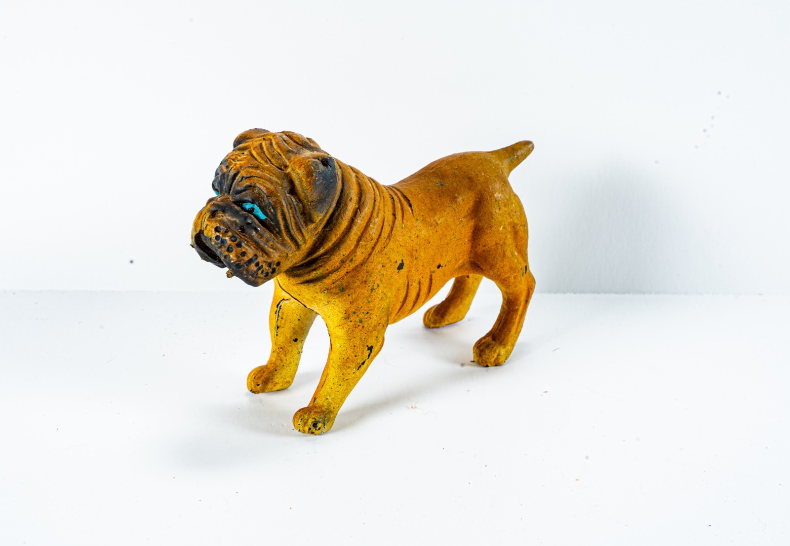 Vintage 1973 Ben Cooper 4.5” Solid Rubber Bulldog Toy Dog Figurine Hong Kong Vintage 1973 Ben Cooper 4.5” Solid Rubber Bulldog Toy Dog Figurine Hong Kong