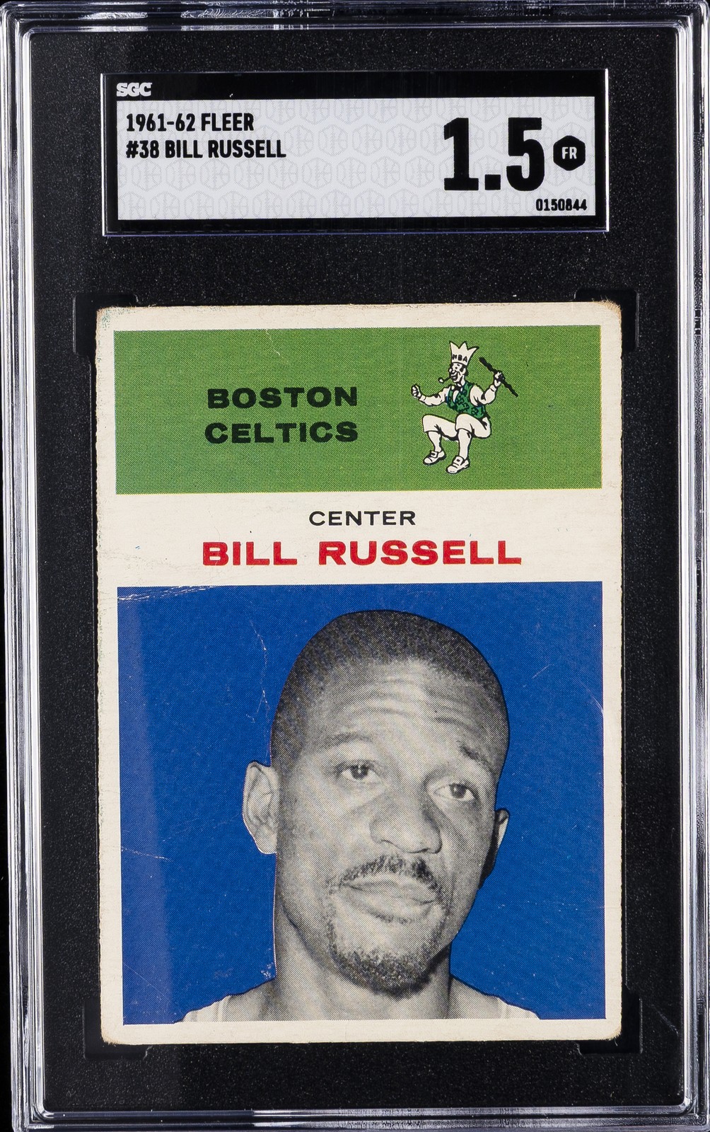 1961-62 FLEER #38 BILL RUSSELL SGC 1.5