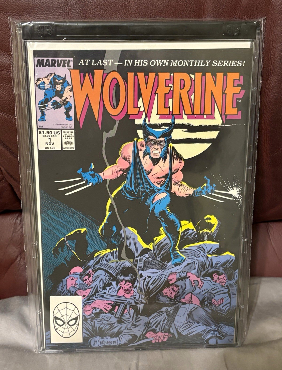 Marvel Wolverine #1 (1988) Direct Edition Chris Claremont John Buscema