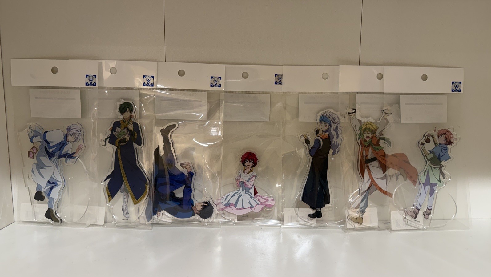 Yona of the Dawn Tea Party Acrylic Stand Full Set of 7 RARE SEALED