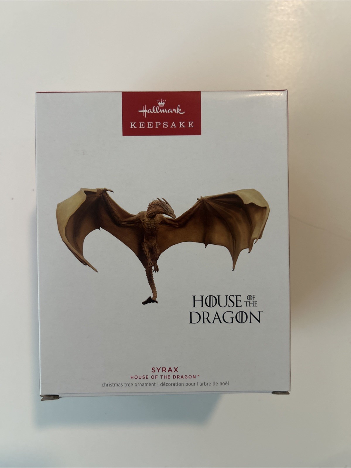 Hallmark Keepsake Christmas Ornament HBO House of the Dragon Syrax Figure 2023 Hallmark Keepsake Christmas Ornament HBO House of the Dragon Syrax Figure 2023