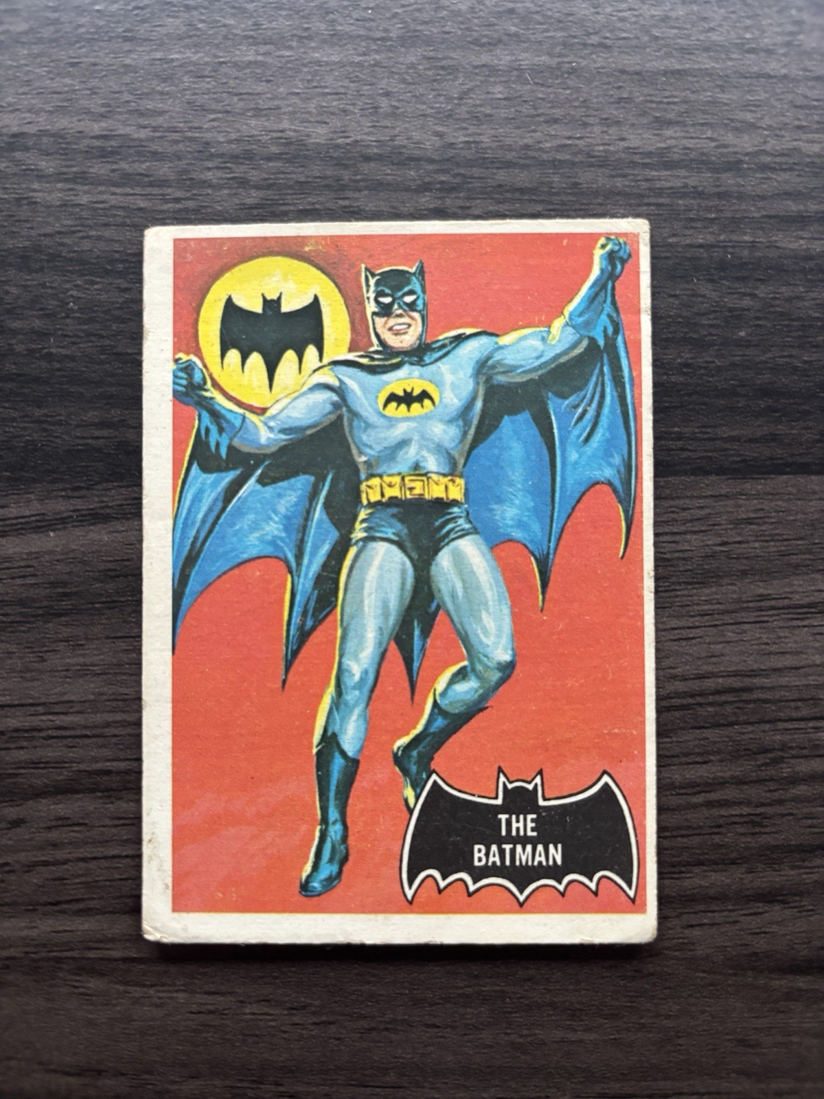 1966 Topps Batman Canada O Pee Chee #1 The Batman Rookie Card