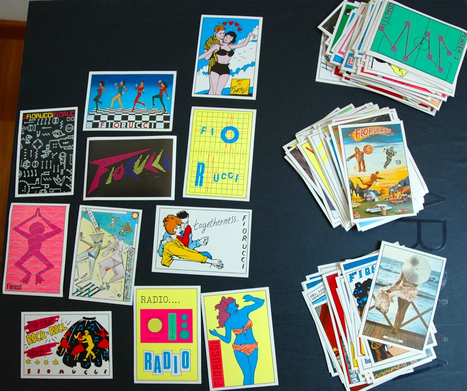 vintage FIORUCCI Complete collection editions STICKERS PANINI 1984 from 1 to 200