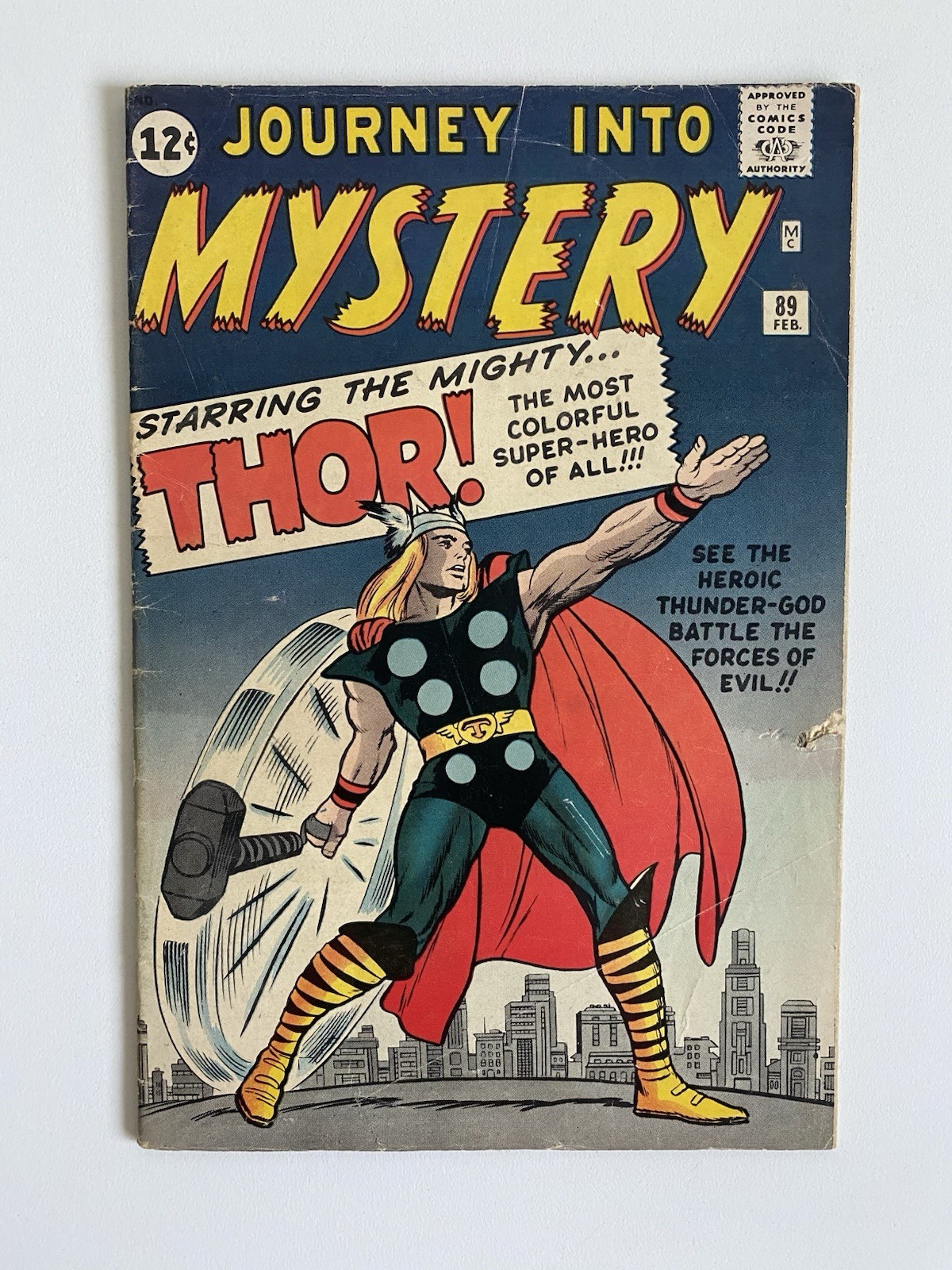 Journey into Mystery #89 VG- Origin Retold CLASSIC THOR COVER Marvel Silver Age