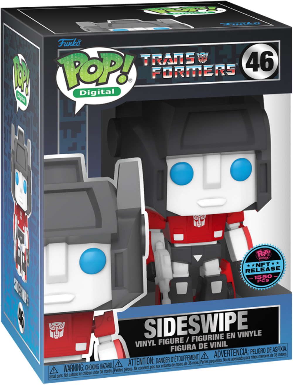 Funko POP Digital: Transformers - Sideswipe (1550 PCS) #46