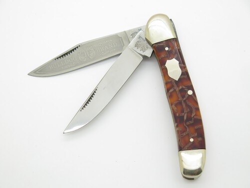 Vintage Bulldog Brand Copperhead Germany Broken Chain Folding Pocket Knife