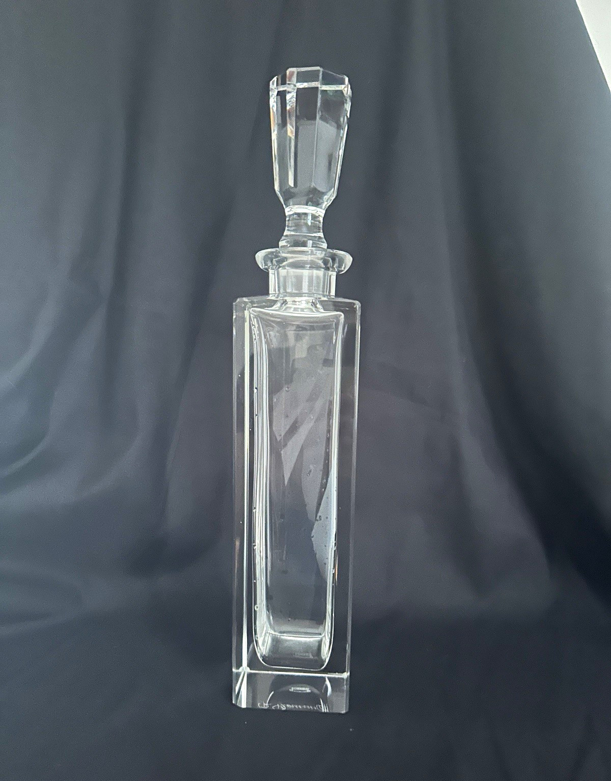 SIGNED & RARE Posselt German crystal decanter