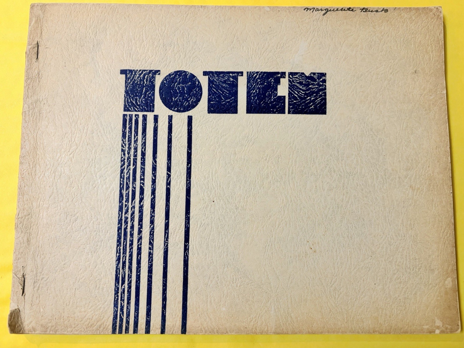 1936-39 Eagle Rock High School TOTEM 6 Yearbooks Signed Art Deco Los Angeles