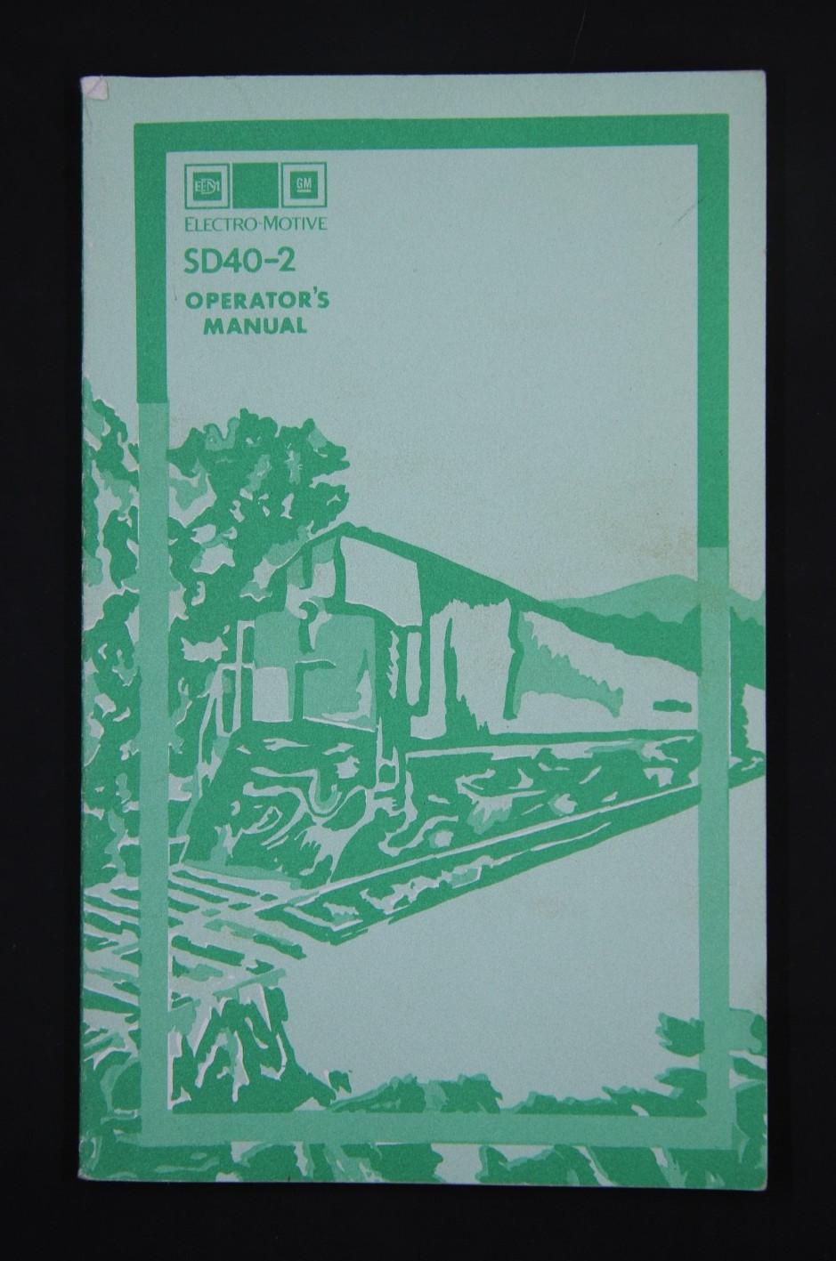 1980 Electromotive / EMD SD40-2 Diesel Locomotive Operator\'s Manual