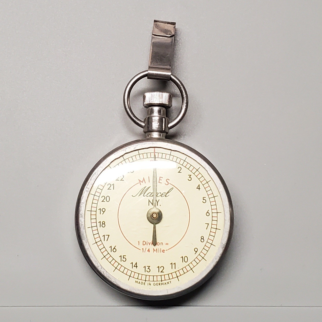 Vintage Marcel NY Miles Pocket Distance Measuring Tool Made in Germany *UNTESTED Vintage Marcel NY Miles Pocket Distance Measuring Tool Made in Germany *UNTESTED