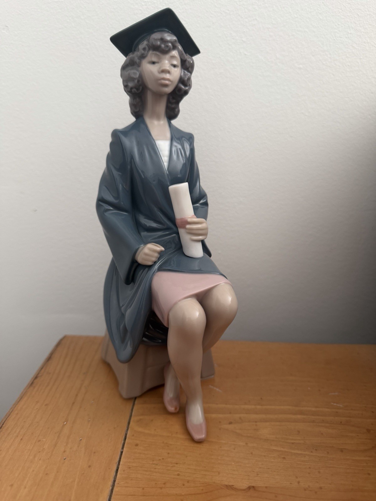 LLADRO 5546 Reaching the Goal  Black Legacy Collection 
