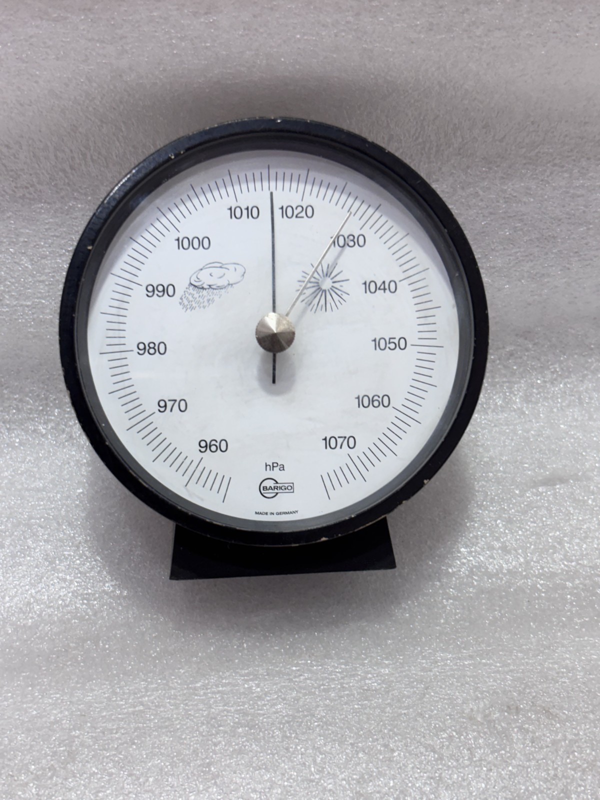 BARIGO 115 HOME BAROMETER BLACK WX H85 MM X 25MM