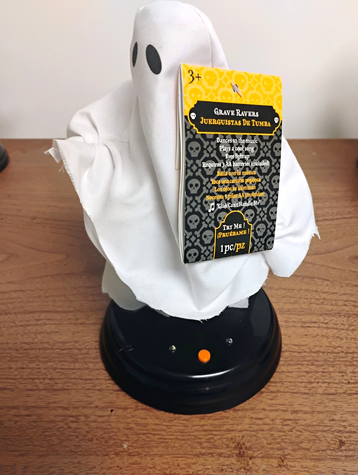 Gemmy  Grave Raver Club can\'t handle me Ghost VERY RARE Animated Groovin ghoul 
