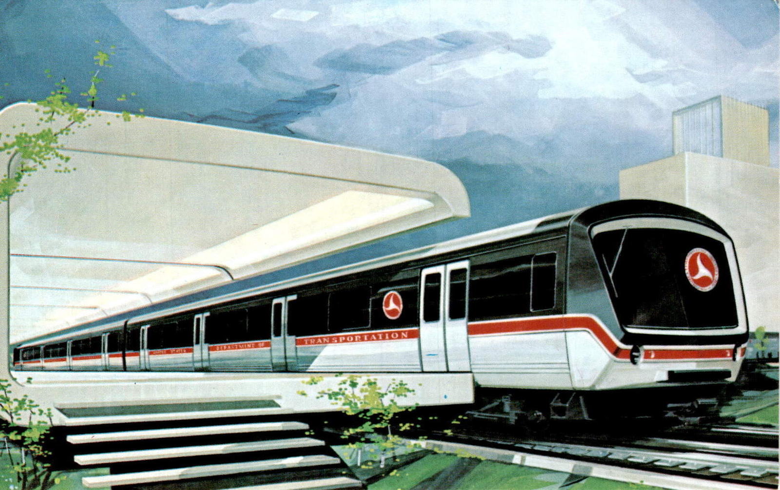 Boeing Company, Vertol Division, UMTA, Rapid Rail Program, USA, Postcard