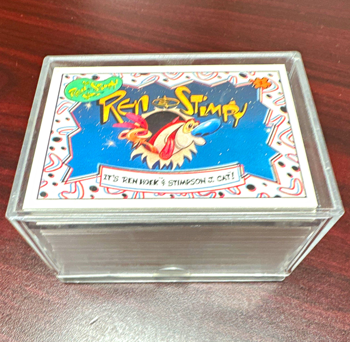 1993 Topps Nicktoons COMPLETE MASTER SET 122 Ren & Stimpy Rugrats Doug TattoosNM