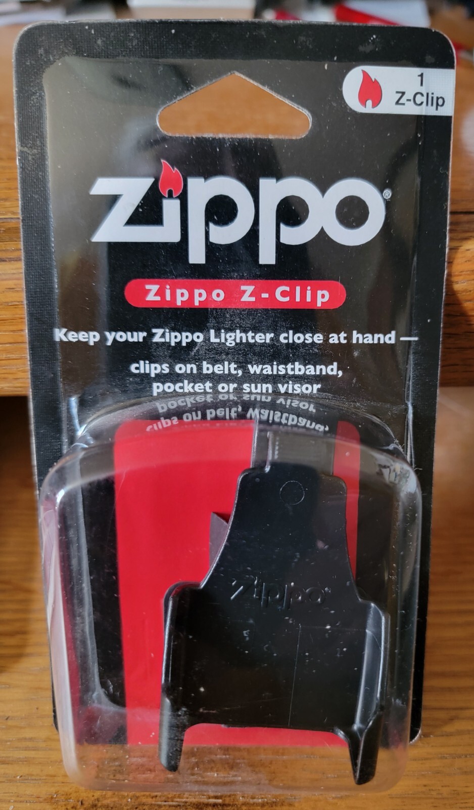 Zippo 121506 Z Clip new in package Holds full size zippo securely