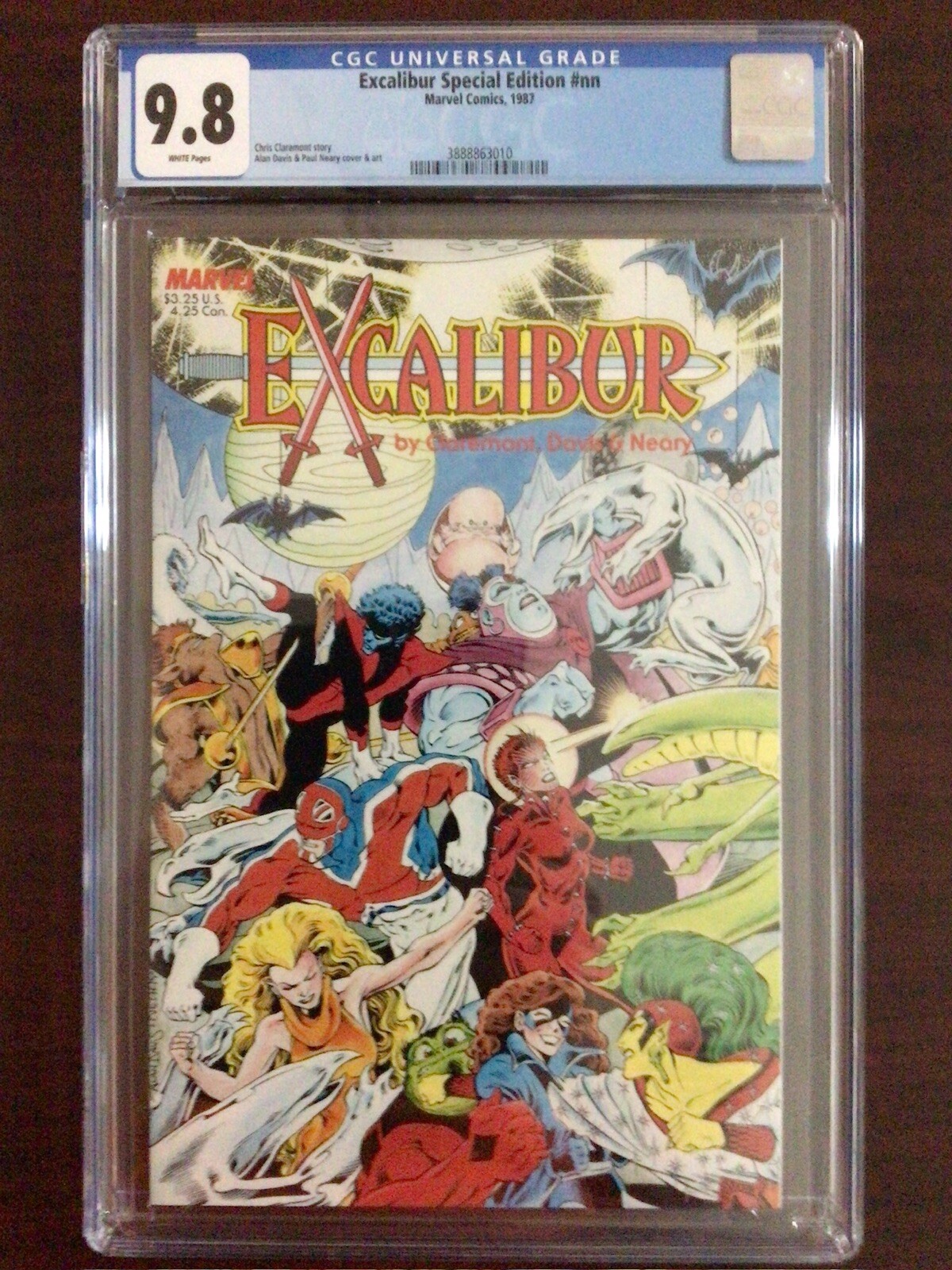 CGC 9.8 Excalibur Special Edition 1 White Pages