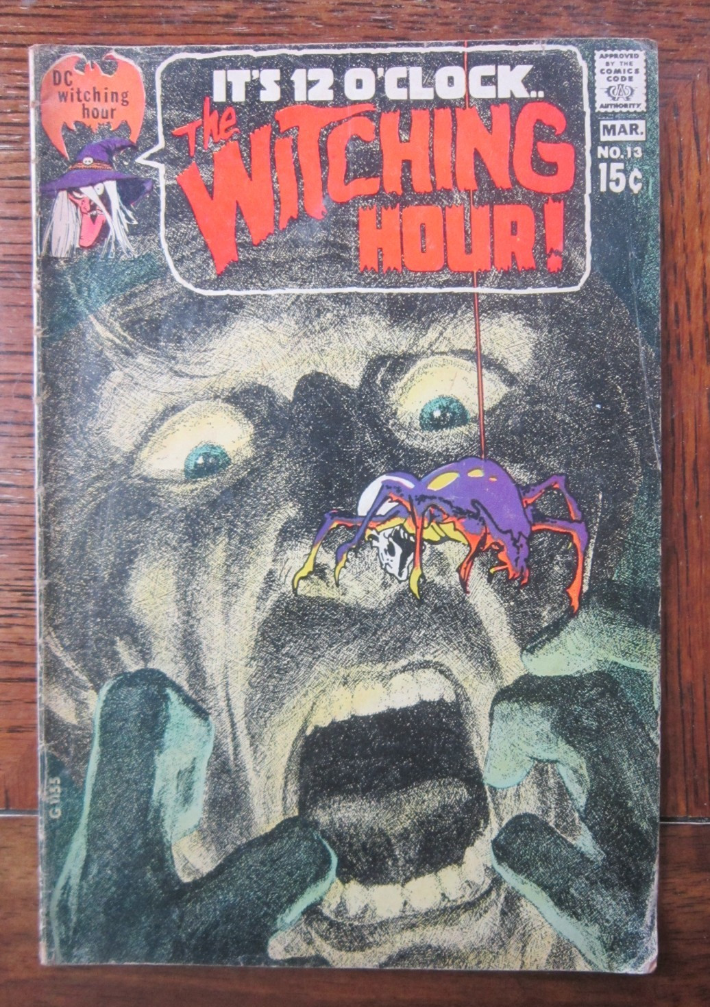 Vintage 1971 DC Comics THE WITCHING HOUR COMIC BOOK #13 Neal Adams cover Horror
