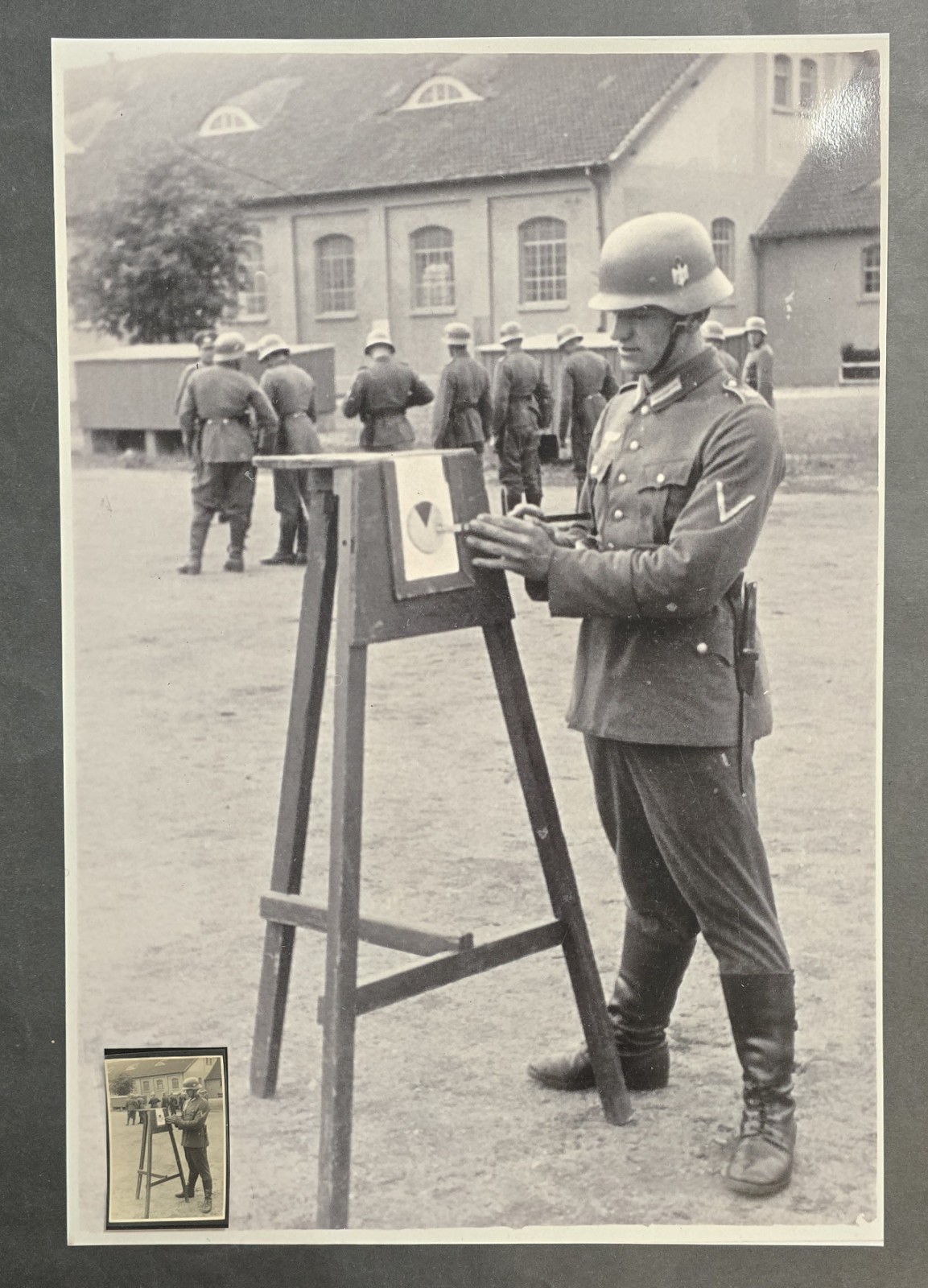 WOW 1 OF A KIND WALL MILITARY ART WEHRMACHT STEEL HELMET SOLDIER PRINT PHOTO