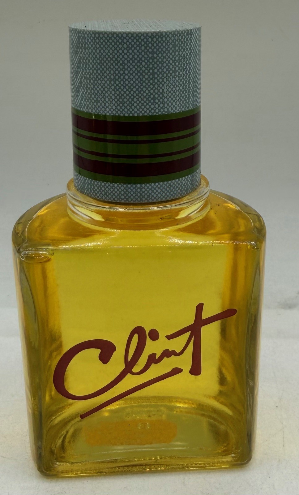 Vintage 1976 Avon Clint Men\'s Cologne 5 oz Full Amber Glass Bottle No Box