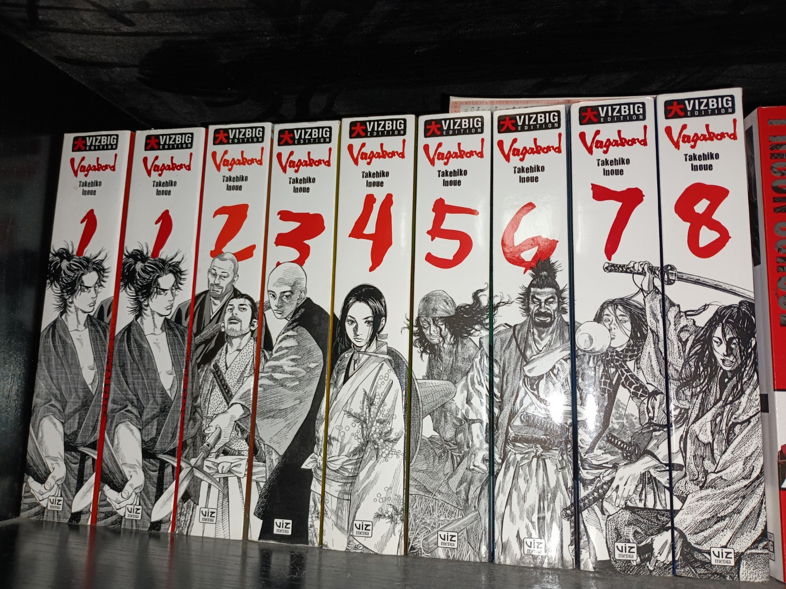 Vagabond VIZBIG Edition Manga Lot Vols 1-8 + 13 Extra Manga (21 Total)