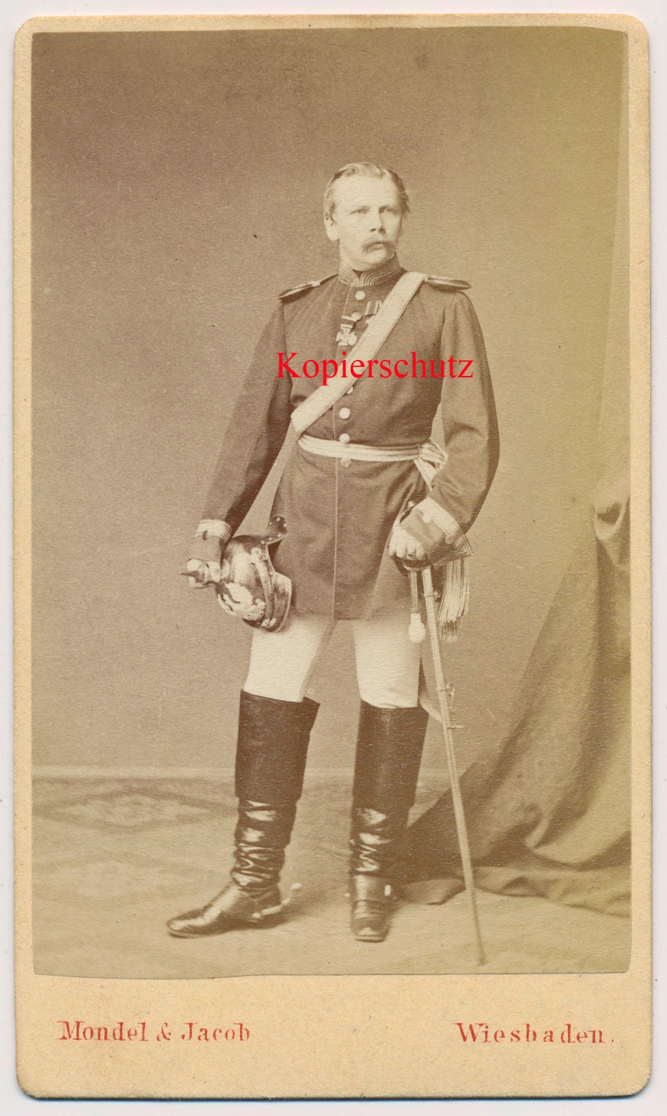 Seconde Lieutenant by Perssentin, gen. by Rauter - Cuirassier Reg. No 6 (0829)