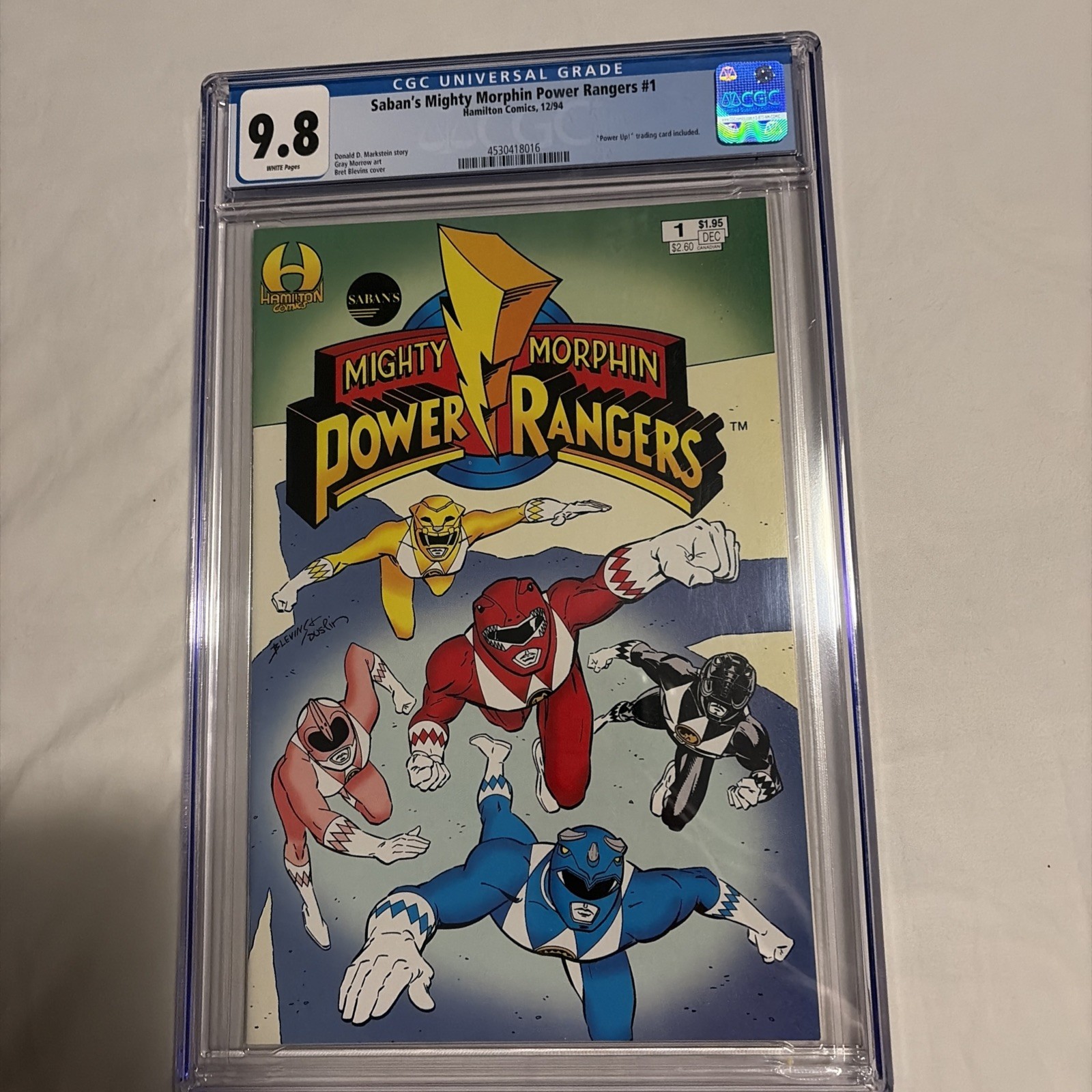 Saban\'s Mighty Morphin Power Rangers #1 CGC 9.8 (1994, Hamilton Comics) NM Saban\'s Mighty Morphin Power Rangers #1 CGC 9.8 (1994, Hamilton Comics) NM