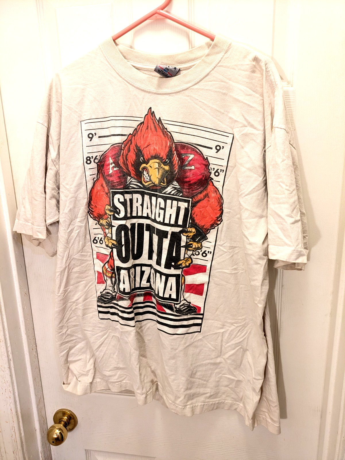 Arizona Cardinals Shaka Wear 2XL Straight Outta 2 side Y2K Shirt